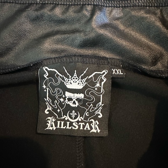 Killstar Black studded leggings, size xxl - Picture 3 of 5